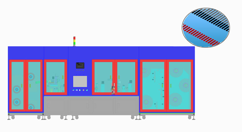 極耳自動(dòng)組裝線