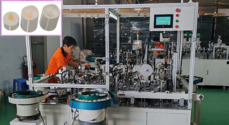 電子蠟燭燈具自動(dòng)化組裝生產(chǎn)設(shè)備